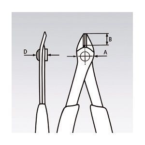 KNIPEX クニペックス エレクトロニクス スーパーニッパーXL ESD 全長140mm 7861-140ESD HRDEVELOPMENT_JP