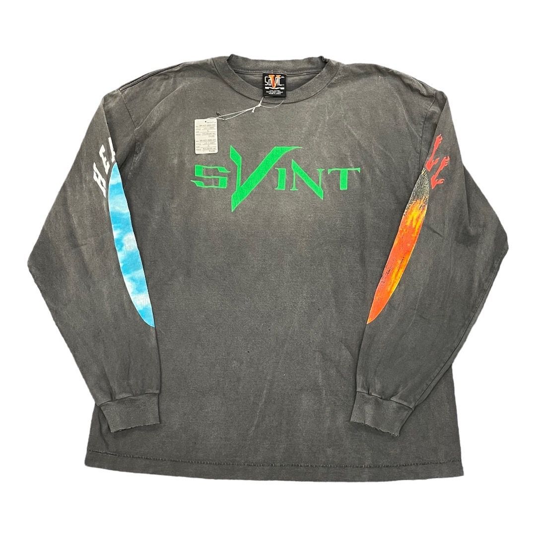 美品 SAINT MICHAEL VLONE 22AW SM-A22-0000-077 コラボ ヴィーロン 