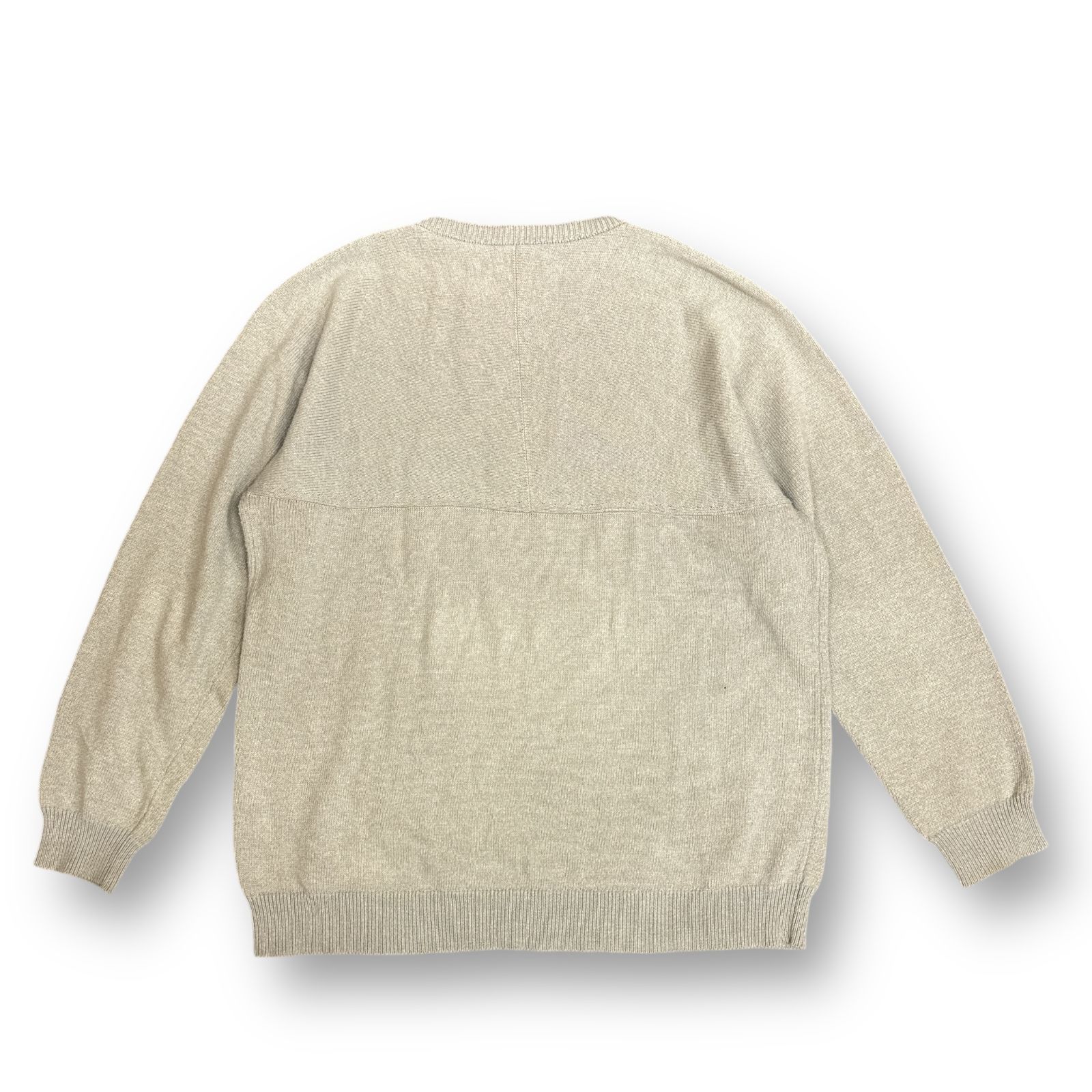 定価25300円 nanamica 7G Crew Neck Sweater クルーネック ニット セーター ナナミカ グレー M SUJS112 76570A7