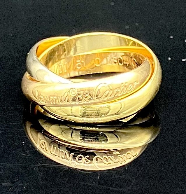 Cartier カルティエ トリニティ 750 K18 7.8g 51 10号付近