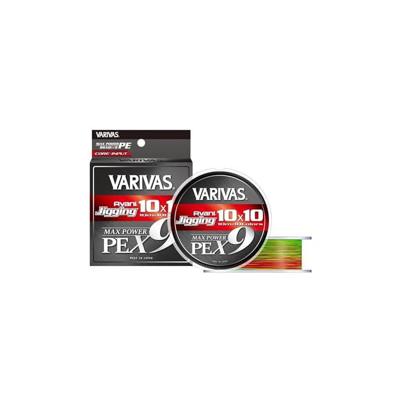 バリバス VARIVAS 9本撚り PEライン アバニ ジギング10×10 マックスパワーPE X9 400m 4号