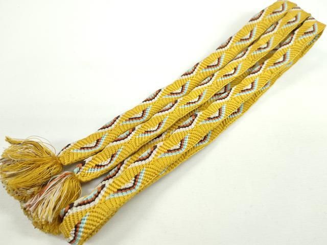 平和屋本店 上 有職組紐道明 帯締め 唐組 遠山柄 宮内庁御用 国立博物館御用 東京芸術大学御用 CXAA0635s5