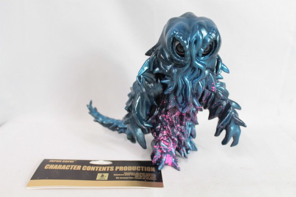 ◇CCP AMC ヘドラ 上陸期 ゴジラブルー カドミウムver. ソフビ