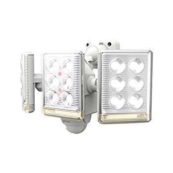 ムサシ RITEX フリーアーム式ミニLEDセンサーライト 9 W 3灯 コンセント式 LED AC 3027 ホワイト