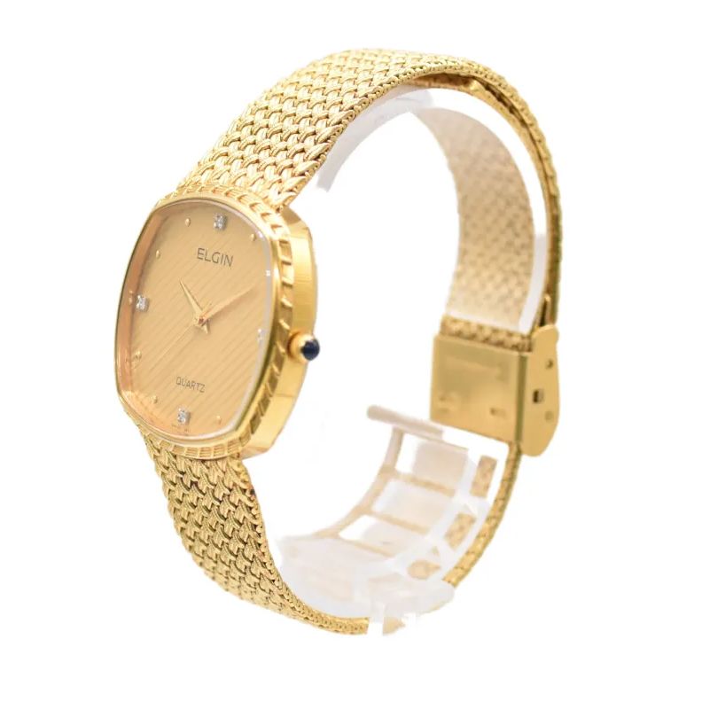 美品 ELGIN エルジン 4Pダイヤ SWISS MOVEMENT FK266 - メルカリ