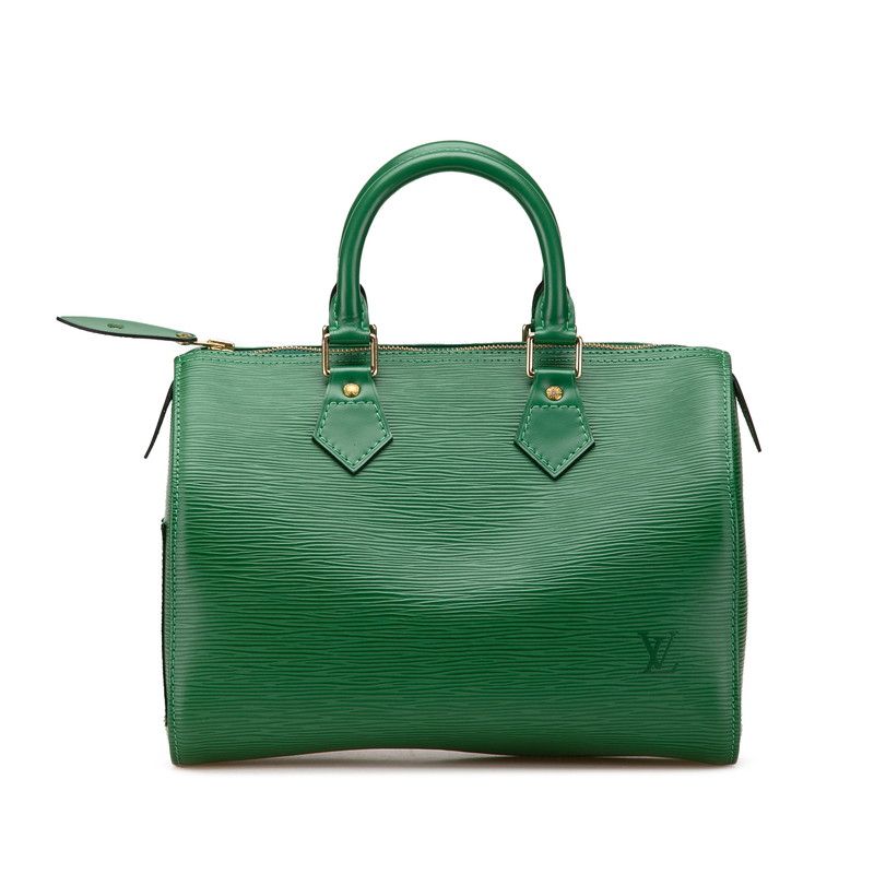 ルイ ヴィトン エピ スピーディ25 ハンドバッグ ミニボストンバッグ M43014 ボルネオグリーン レザー レディース LOUIS VUITTON 1-0204444