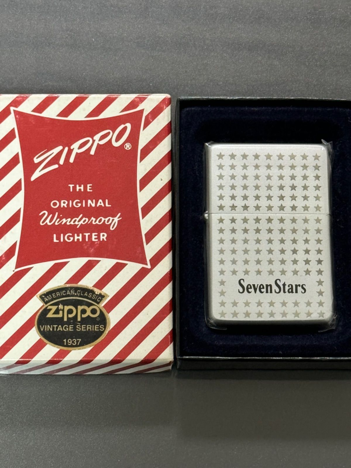 zippo セブンスター 会津 漆塗 1937レプリカ 限定品 SevenStars 年代物 1995年製 特殊加工品 1937REPLICA デットストック シルバーインナー 1996年製 ケース 保証書