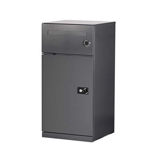 【新品・2営業日で発送】エスディエス 宅配キーパー Nicole メール便Plus チャコールグレー 左開き(TK21PCGL)