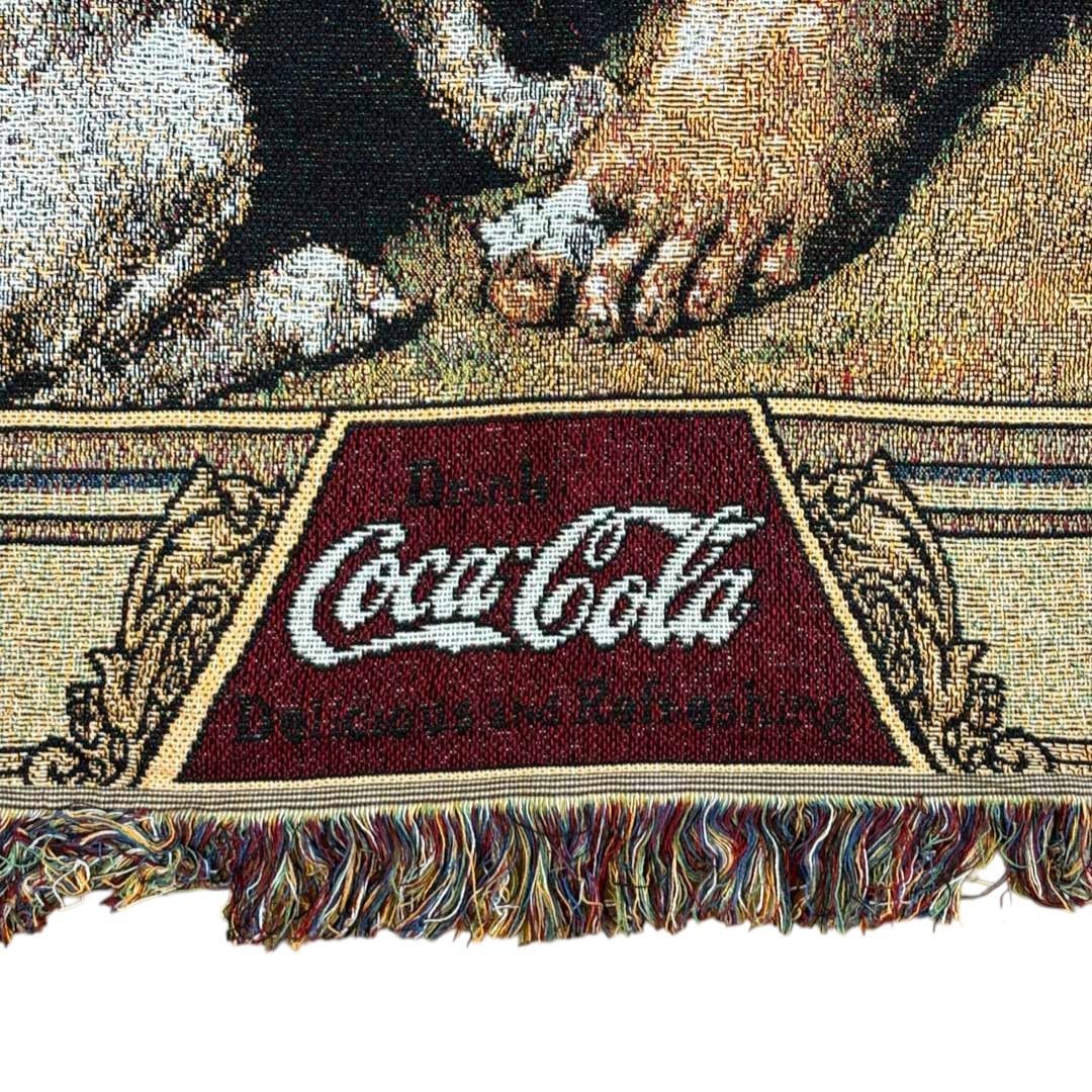vintageラグ カーペット USA製 コカ・コーラ アート 1663 - メルカリ