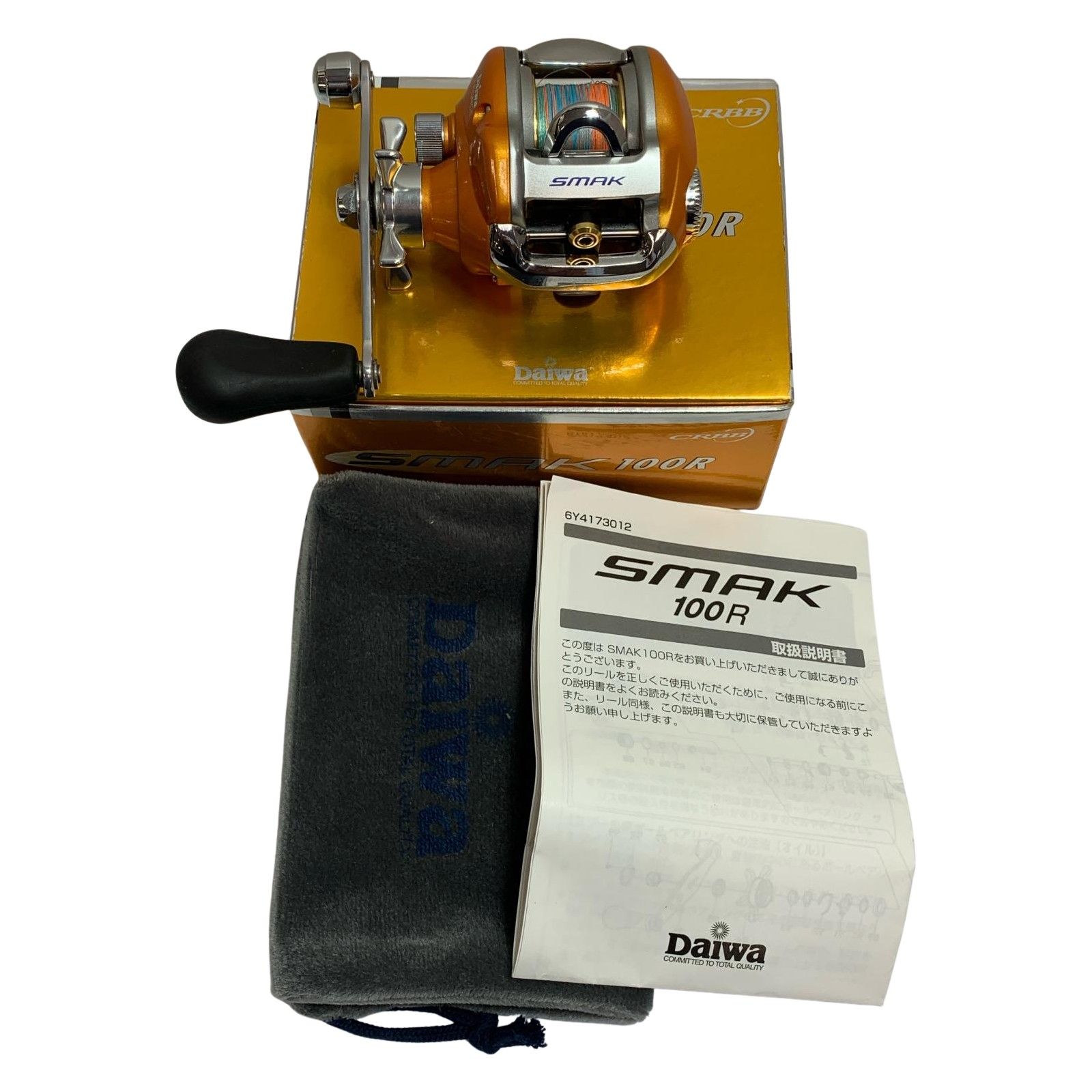 ダイワ スマック 100R 中古 ダイワ スマック100R レッドチェーン リール 中古 2403977