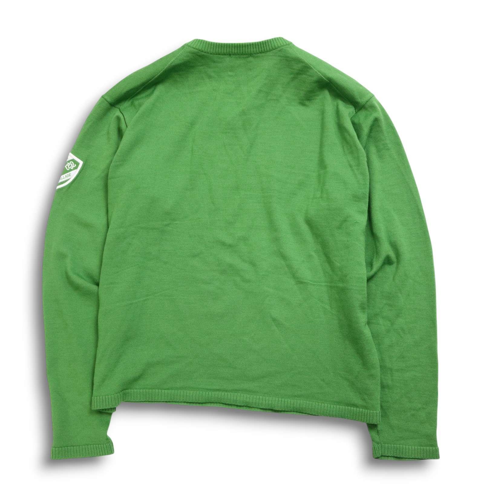 ZOY ゾーイ ゴルフ 秋冬 ウール100％☆ ロゴ刺繍 セーター V