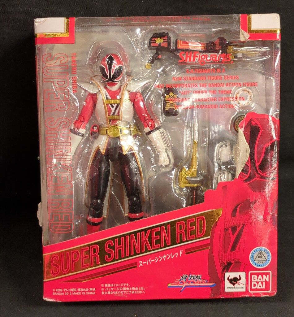 絶版「S.H.Figuartsシンケンレッド」 美品（侍戦隊シンケンジャー)