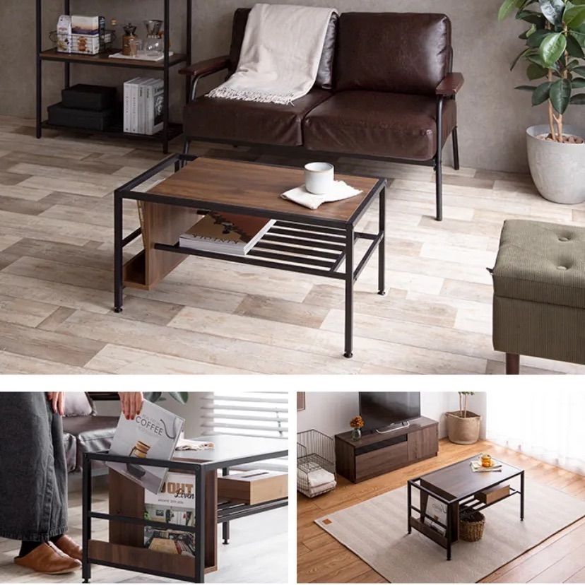 テーブル センターテーブル ローテーブル 収納付きテーブル 収納付き