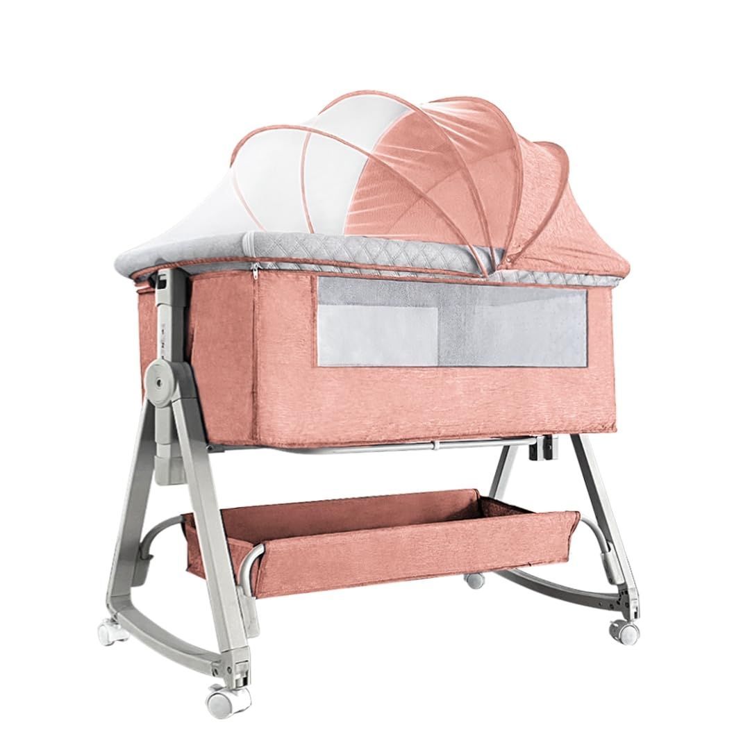 新着商品】高さ6段調節可能 蚊帳 乳児用ベッド 通気性 揺りかご 新生児