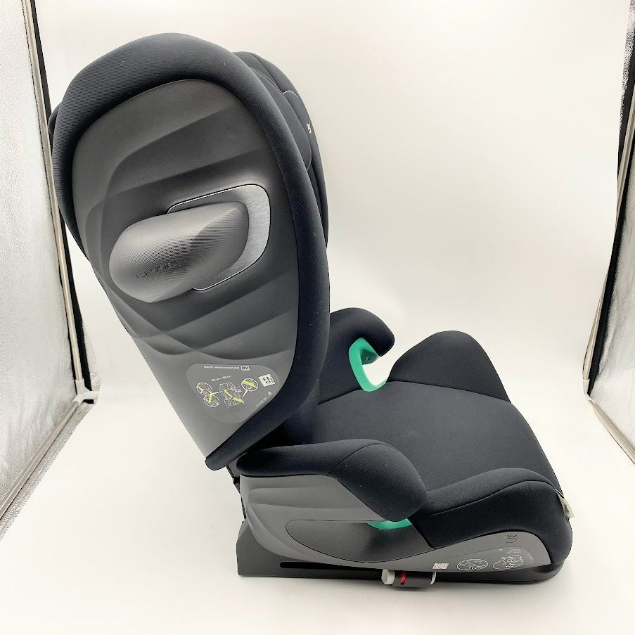 【開封済・未使用品】サイベックス ソリューション G i-FIX ムーンブラック ロングユース ISOFIX シートベルト固定両対応 ジュニアシート  K0621 0709ML011 0120240705101142