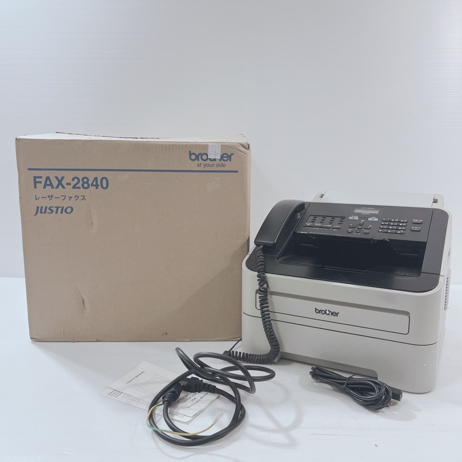 brother FAX-2840 JUSTIO モノクロレーザー複合機