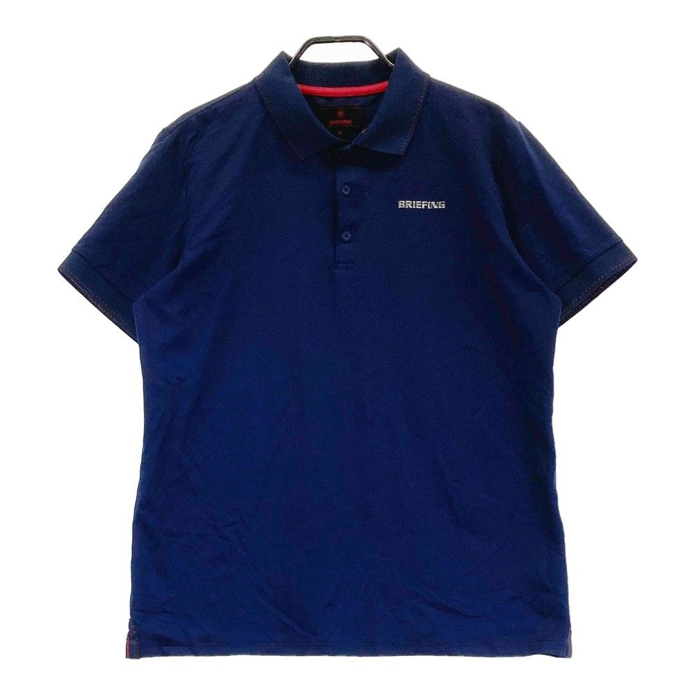 サイズ XL BRIEFING GOLF ブリーフィング 2025年モデル 半袖ポロシャツ ネイビー系 240101354970 ゴルフウェア メンズ ストスト