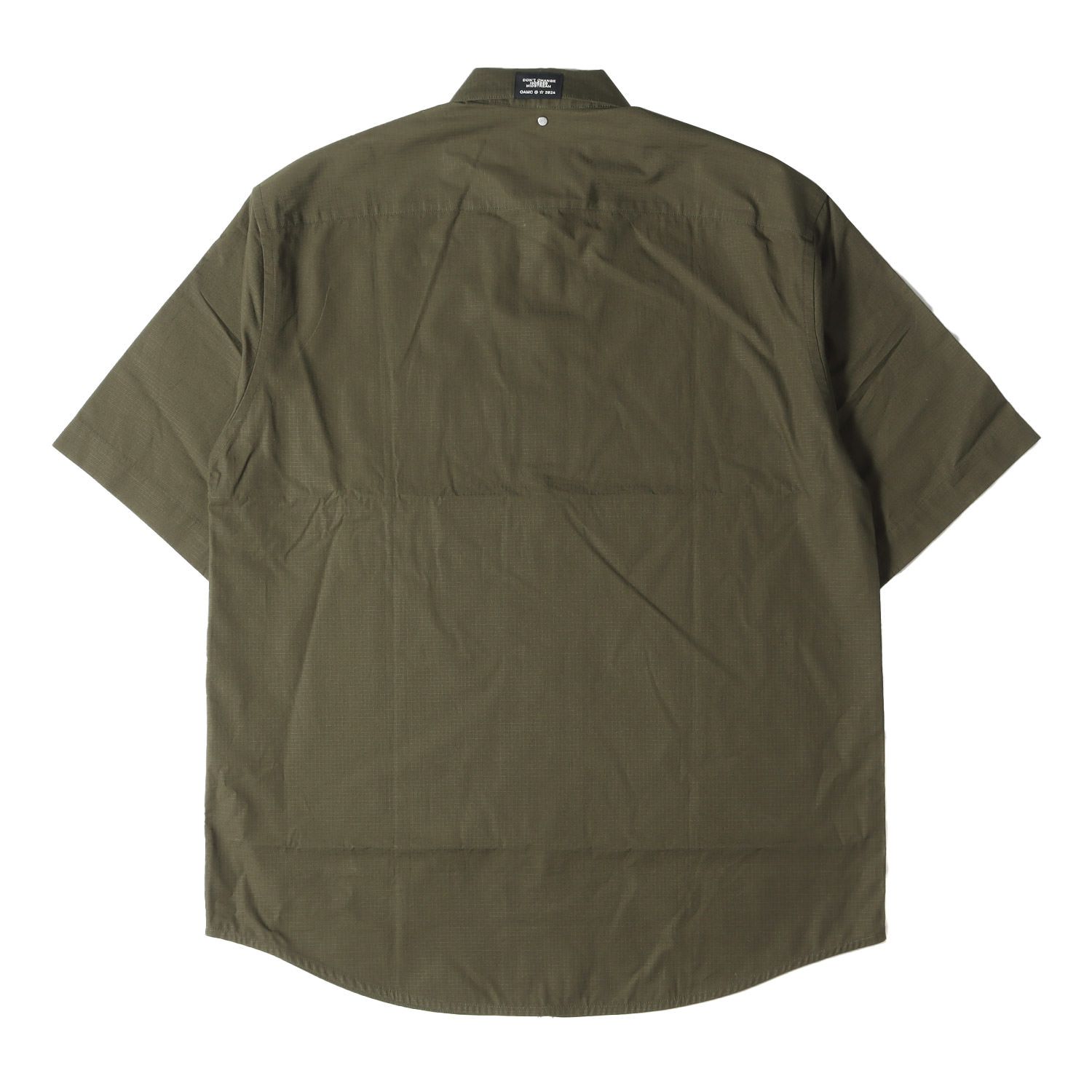 美品 OAMC シャツ サイズ:S 24SS リップストップ コットン