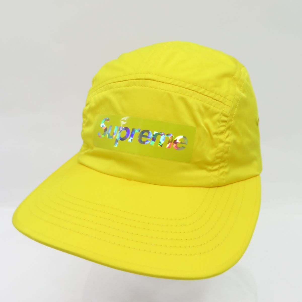 Supreme シュプリーム 19ss Holographic Logo Camp Cap ホログラフィック キャップ 帽子 フリーサイズ ※中古