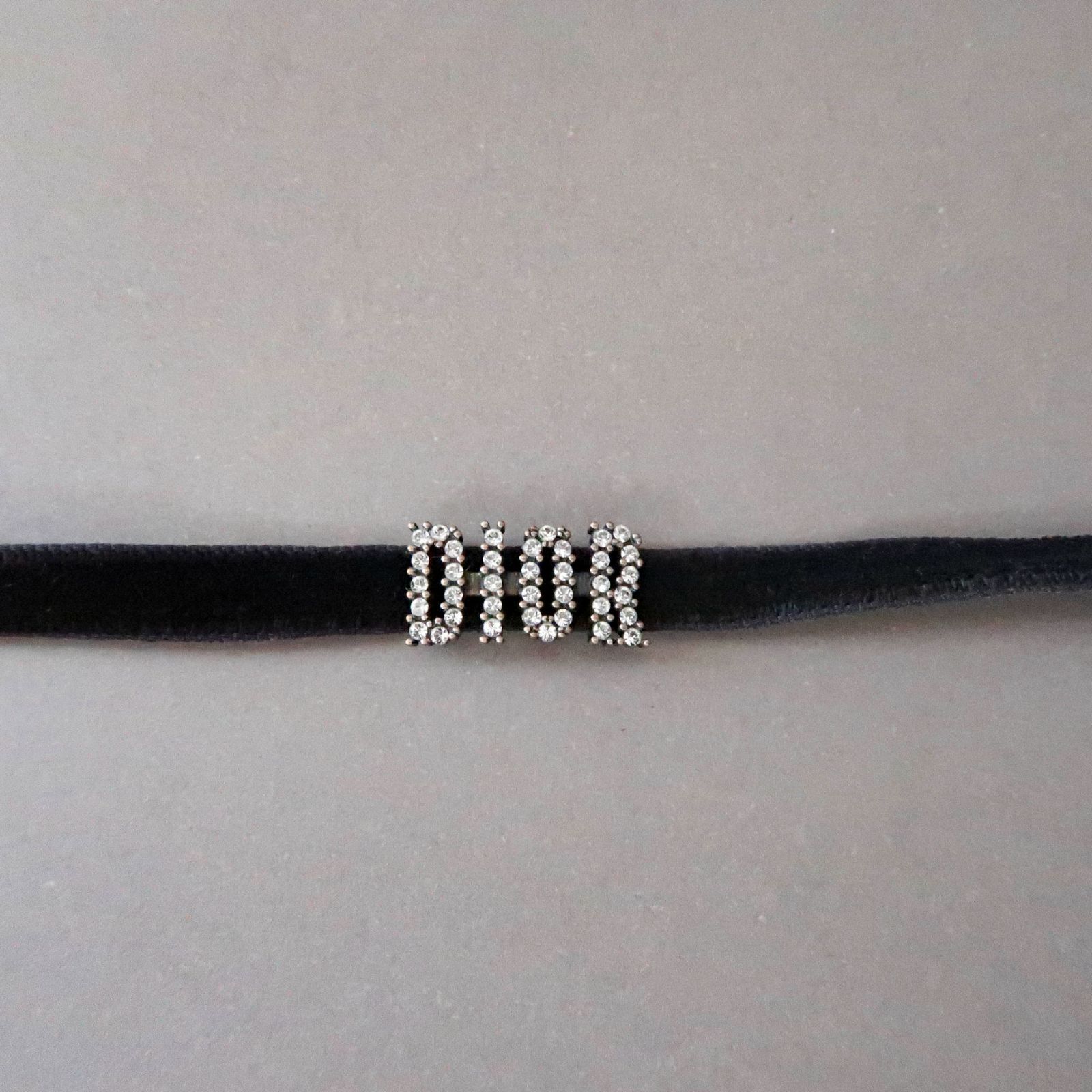 正規品 Christian Dior/ディオール ロゴ ラインストーン