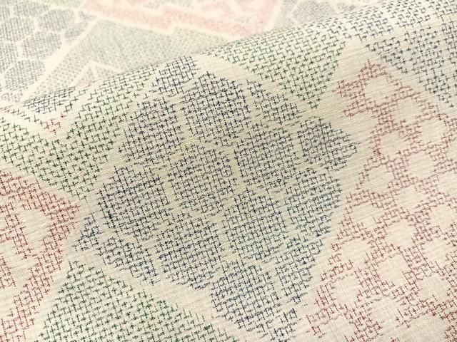 平和屋着物○本場結城紬 重要無形文化財 有栖川 藤絹謹製 正絹 逸品