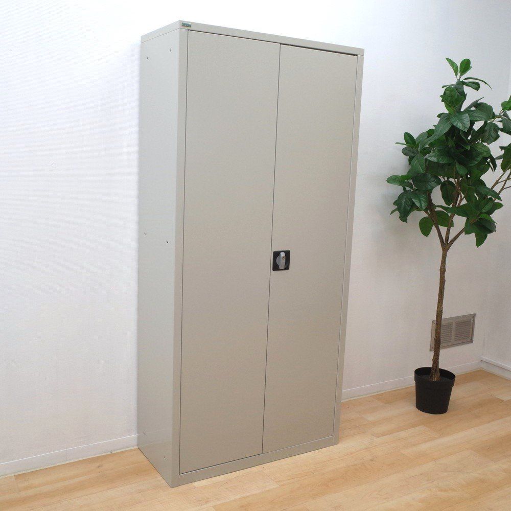 チェハ Ceha ハイキャビネット両開き書庫 ５段棚 収納庫 書類棚 鍵有り チェハ Ceha ハイキャビネット 両開き書庫 5段棚 幅880 奥行400