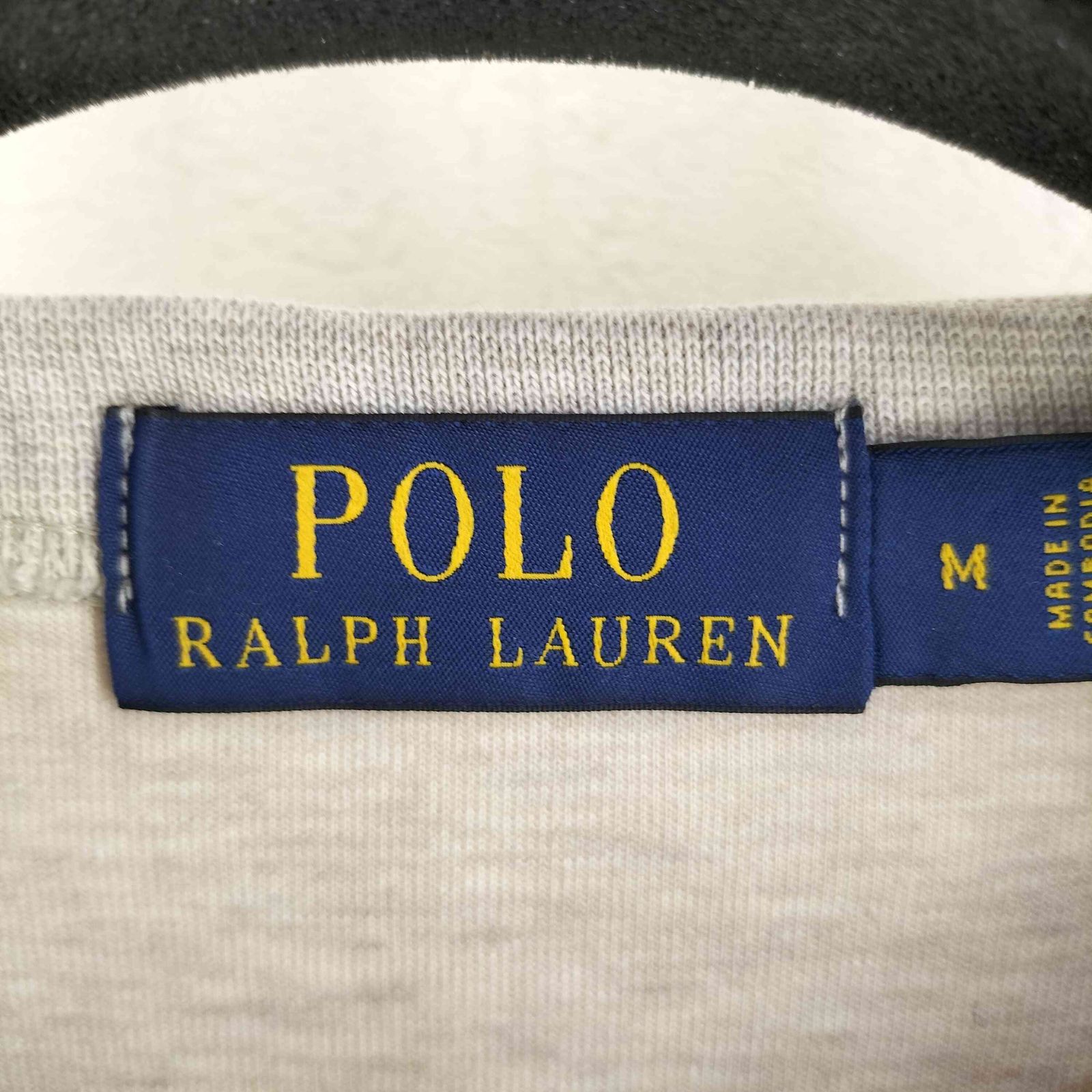 ポロラルフローレン POLO RALPH LAUREN ポニー刺繍 前Vガゼット 半袖