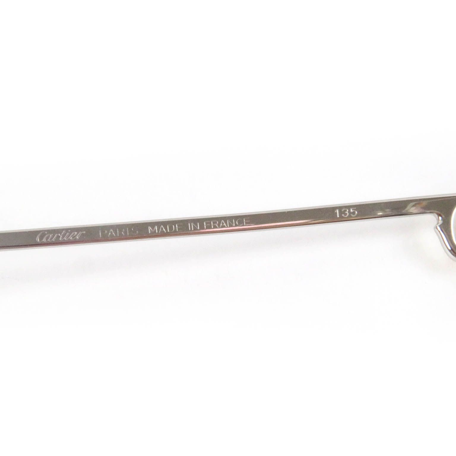 良品□Cartier カルティエ トリニティ ツーブリッジ メガネ 眼鏡 アイ  