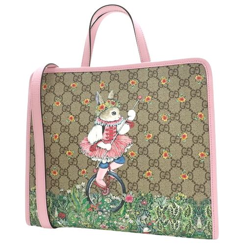 美品　GUCCI トートバッグ GUCCI グッチ トートバッグ レディース オフィディア ホワイト