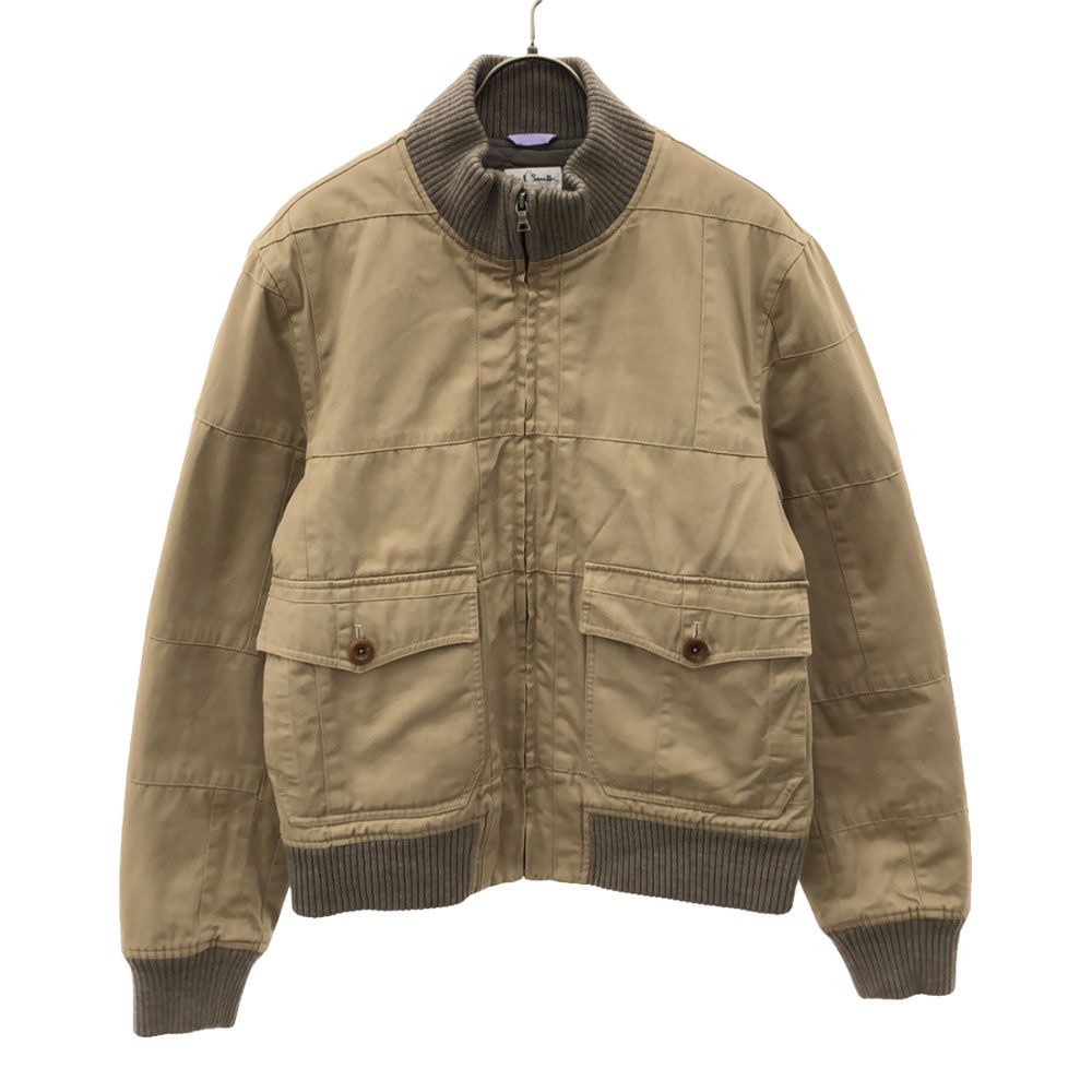 ポールスミス ロンドン パッチワーク 中綿ジャケット L ベージュ Paul Smith LONDON メンズ