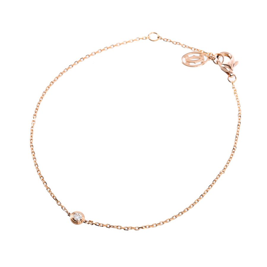 カルティエ　ダムールブレスレット Cartier カルティエ ブレスレット ダムール SM ダイヤモンド