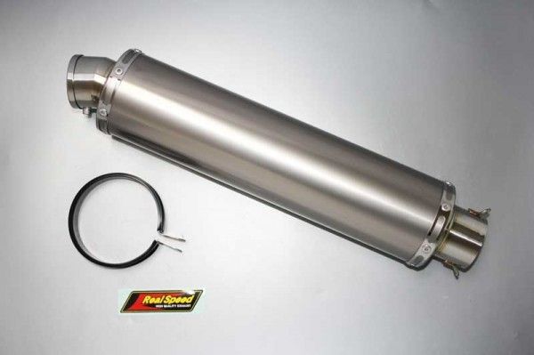 汎用 サイレンサー 100φ×400 差込径 60.5 φ チタン ソリッド