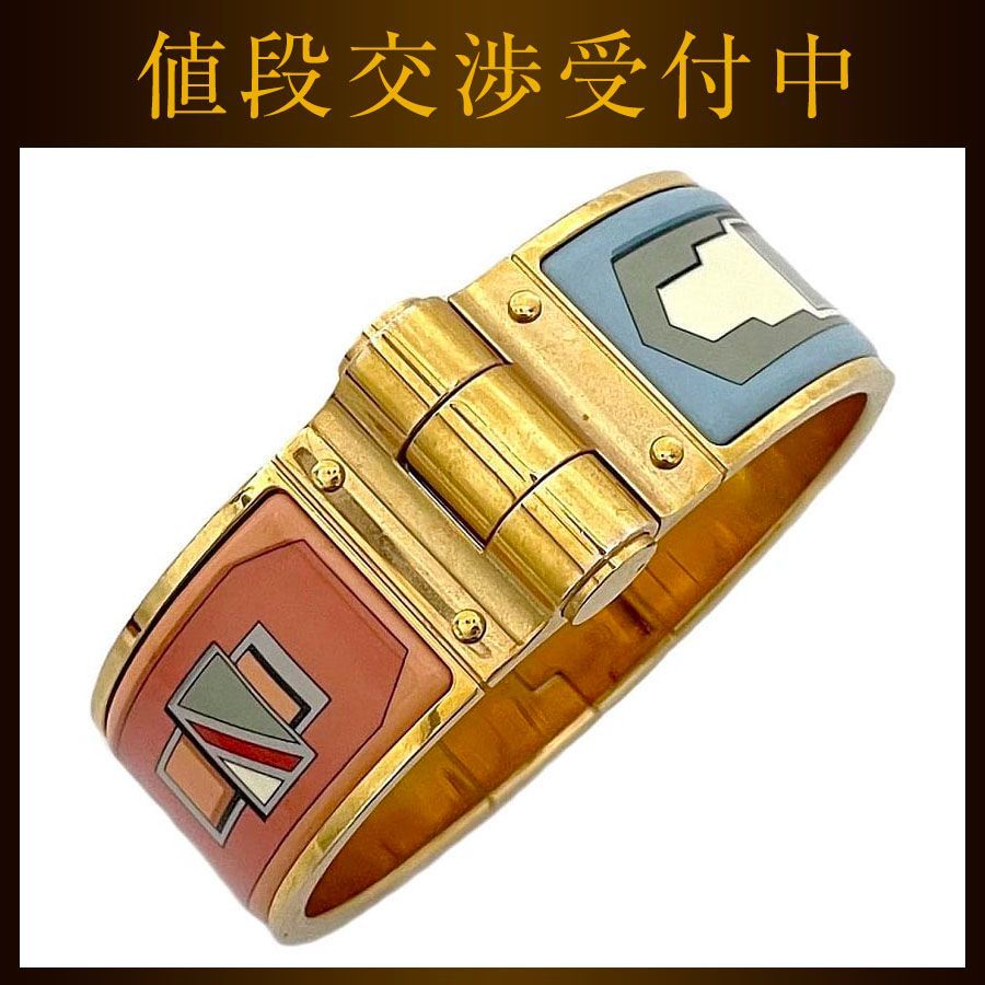 エルメス バングル シャルニエール GM ゴールド 美品 ブレスレット