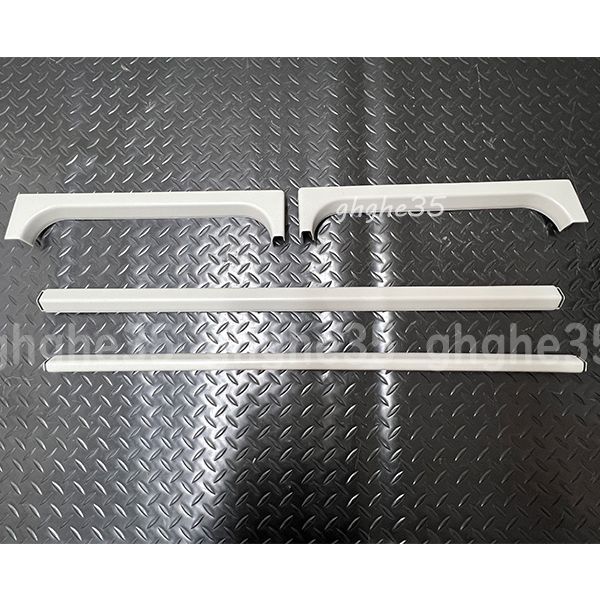 トヨタ 純正 70 ランクル HZJ 76 サンルーフ スライディング ルーフ ガーニッシュ パネル グレー トリム 4点 セット TOYOTA hzj タイヤ T771