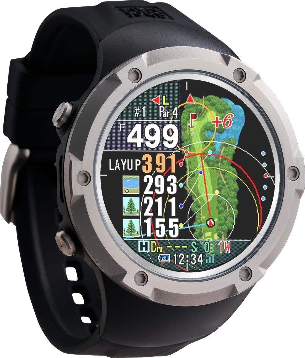 ショットナビ Shot Navi Evolve α アルファー ゴルフ GPSナビ 腕時計 1.4インチ大画面カラー液晶 最新GPSチップ M10 搭載