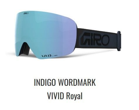 ♥ 25-26 GIRO GOGGLE CONTOUR INDIGO WORDMARK VIVID Royal 土日祝発送OK 11000