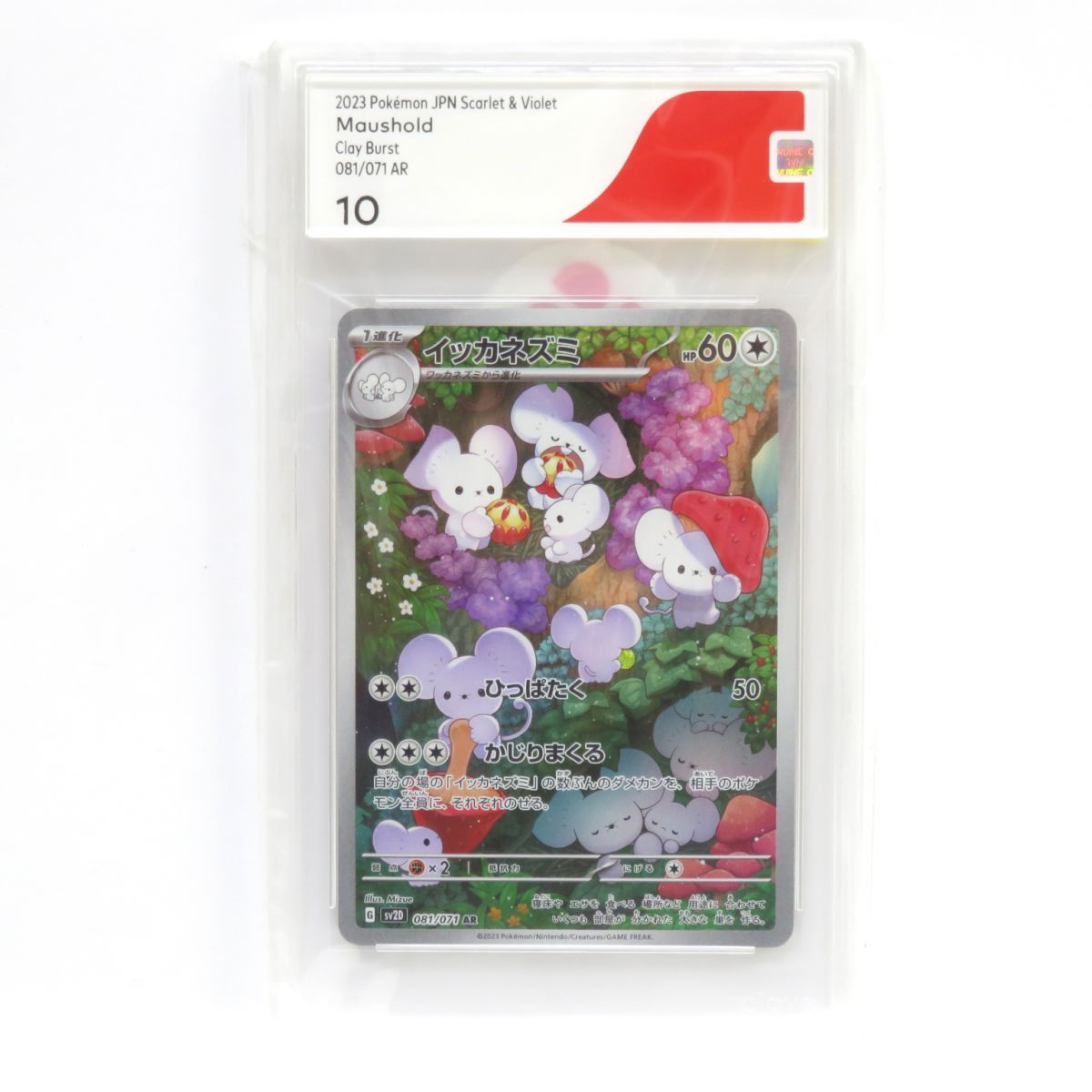 PSA10)イッカネズミ AR SV2D 081/071 イッカネズミar PSA10 sv2D 081