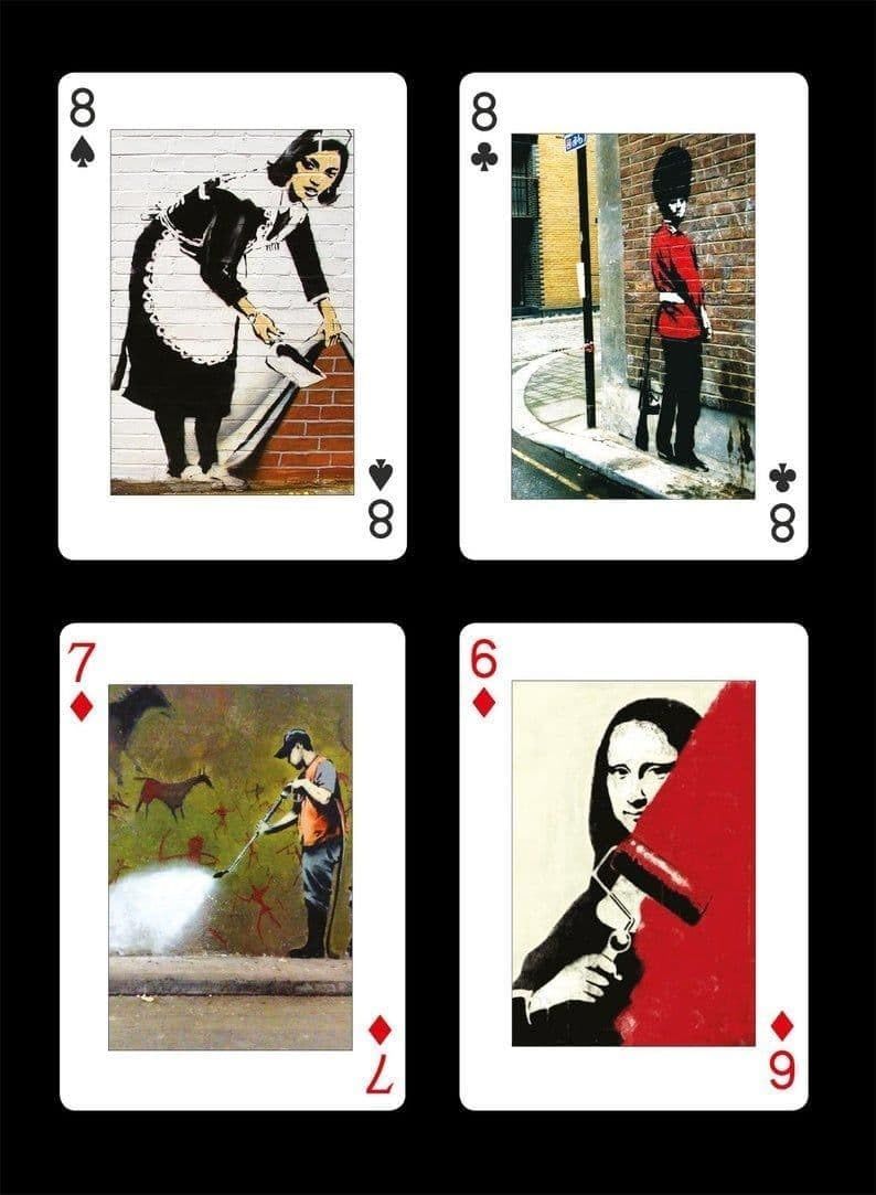 トランプ Banksy Playing Cards Piatnik 品質高耐久タック