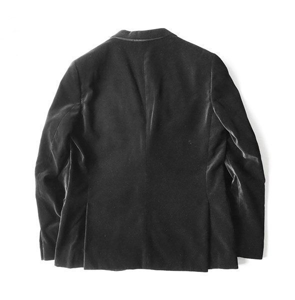 CH CAROLINA HERRERA ◇ベロア テーラードジャケット 黒 サイズ42  
