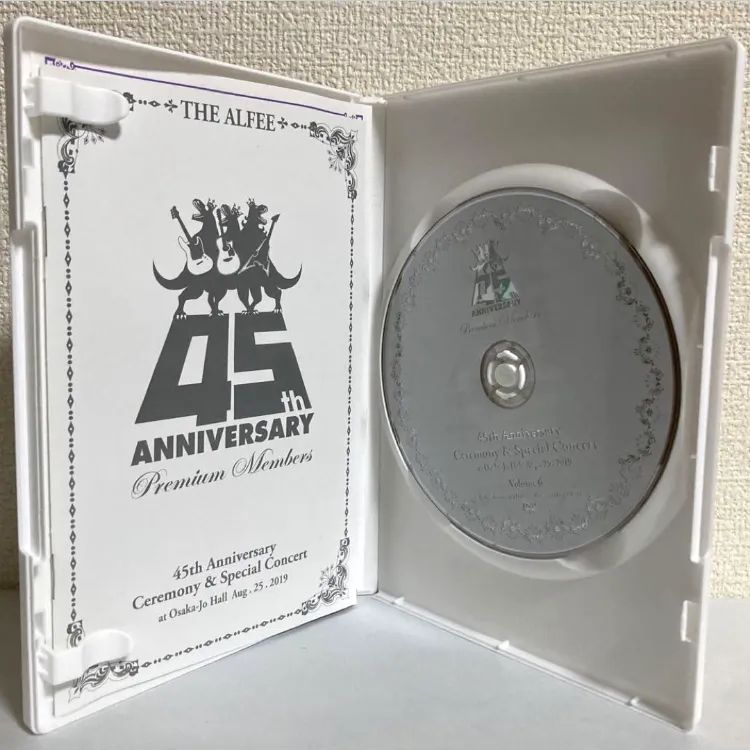 THE ALFEE 45th Premium Members 未開封 DVDVolume1〜6Ext - ミュージック