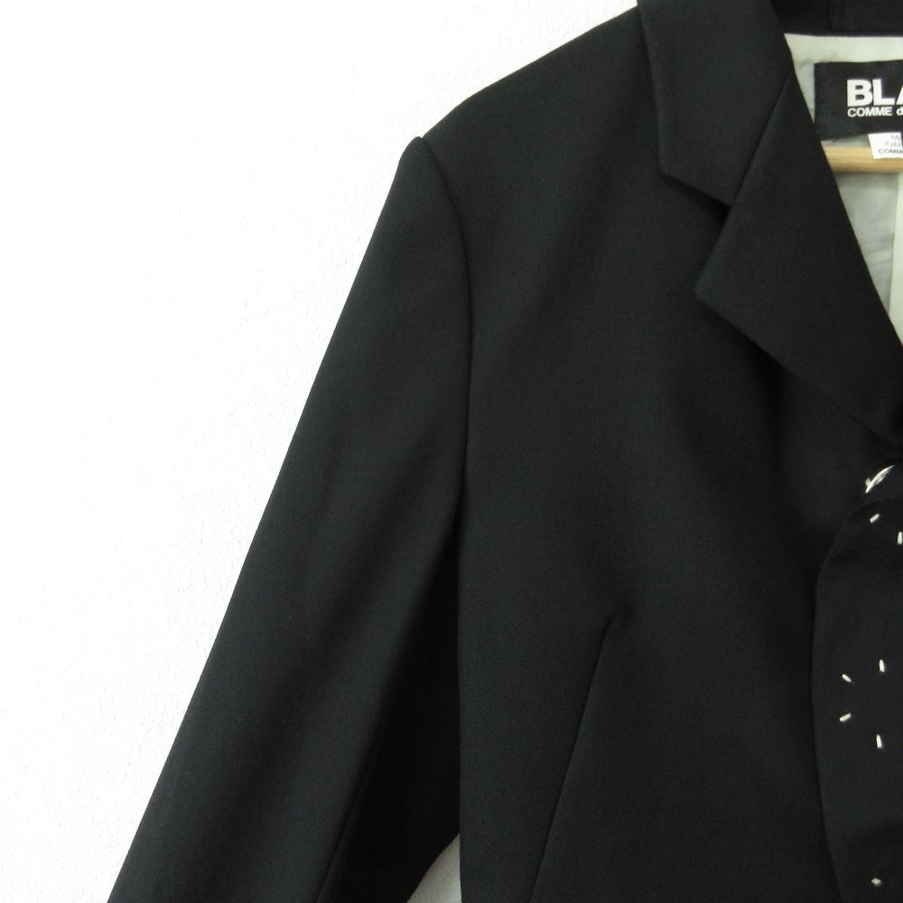 美品 11SS COMME des GARCONS ブラック コムデギャルソン スナップ