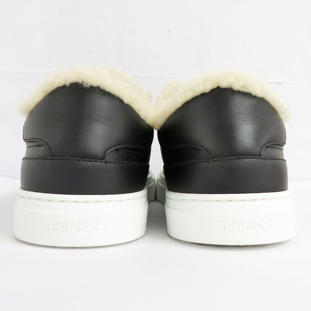 美品】HERMES スニーカー デイ ケリーバックル ブラック 36.5 名古屋