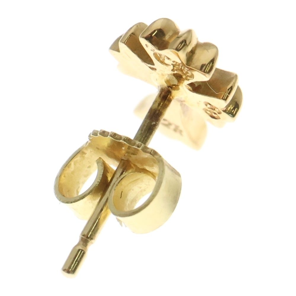 CHROME HEARTS クロムハーツ 22 K CH CRSS 2 FAT CHクロスファットスタッドピアス ゴールド