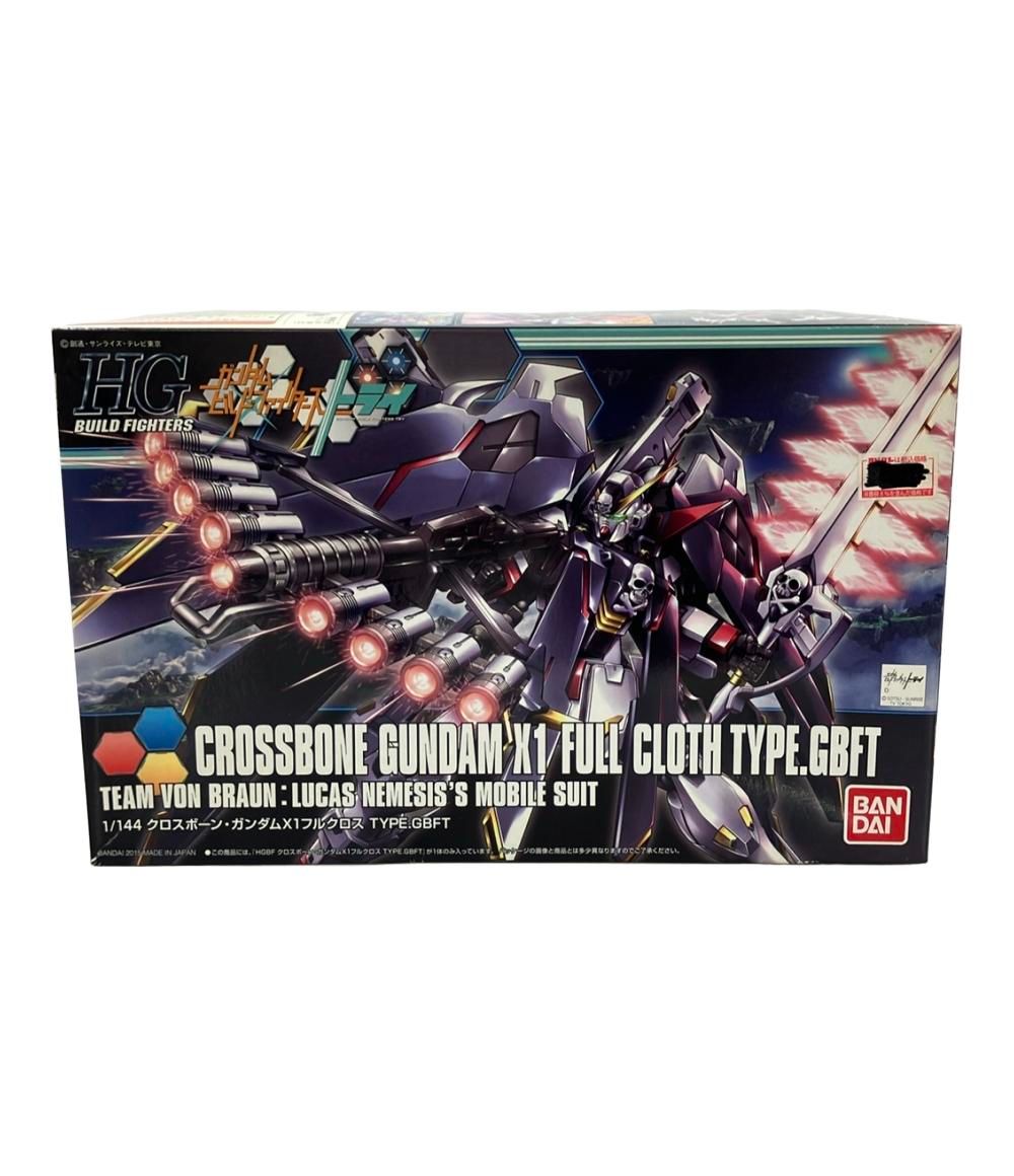 美品 ガンダムビルドファイターズトライ プラモデル HG クロスボーン・ガンダムX1フルクロス TYPE.GBFT 1/144 バンダイ