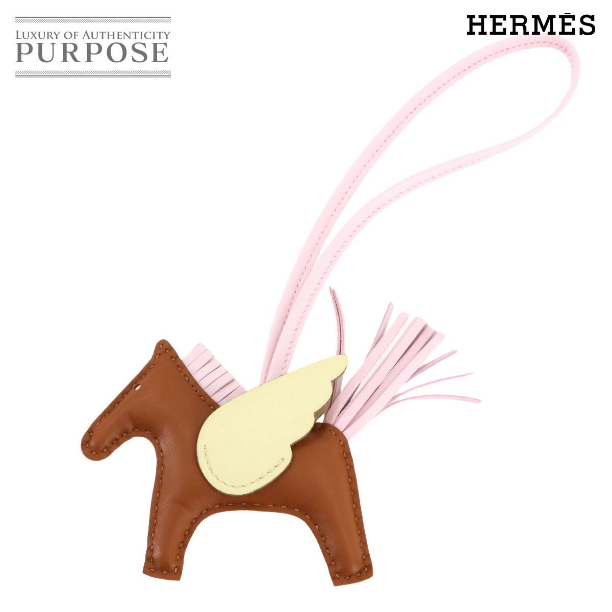 HERMES◇入手困難！】チャーム ロデオ ペガサス PM Etoupe