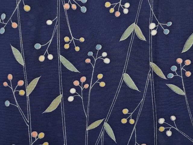 平和屋本店□夏物 小紋 絽 紗 まとめて20点 花柄 手描き 着用可能多数