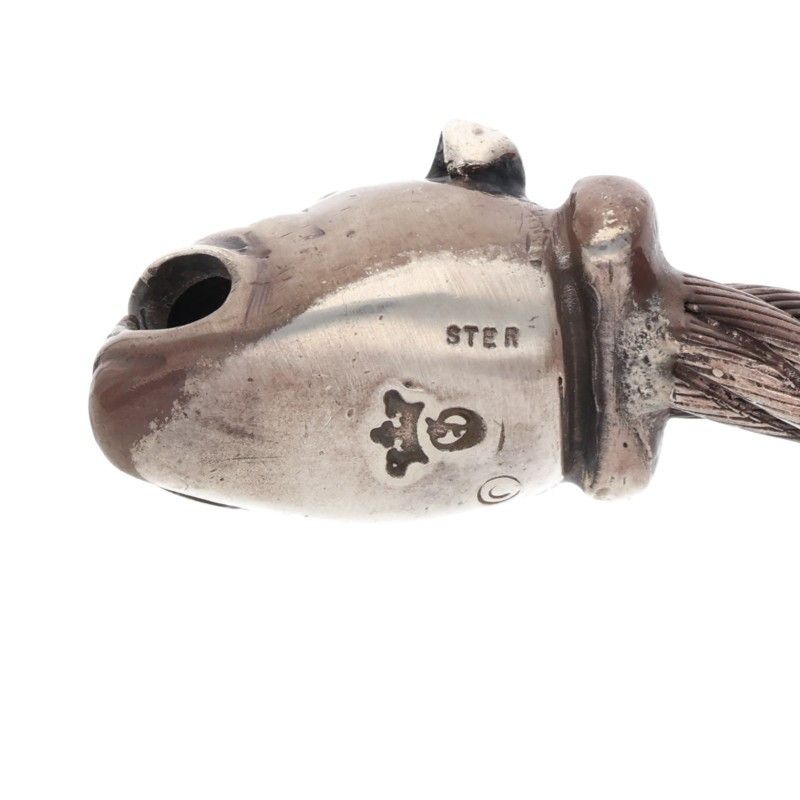 ケーブルワイヤーシルバーバングル メンズ