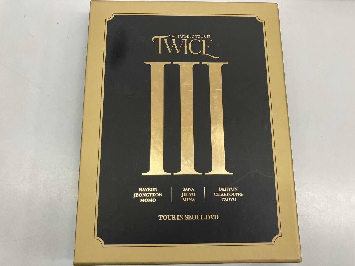 付属品欠品 TWICE DVD 【輸入版】TWICE 4TH WORLD TOUR Ⅲ IN SEOUL