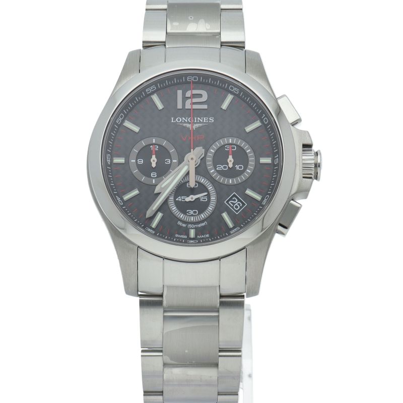 ロンジン コンクエスト V.H.P クロノグラフ 42mm L3.717.4/L3.717.4  