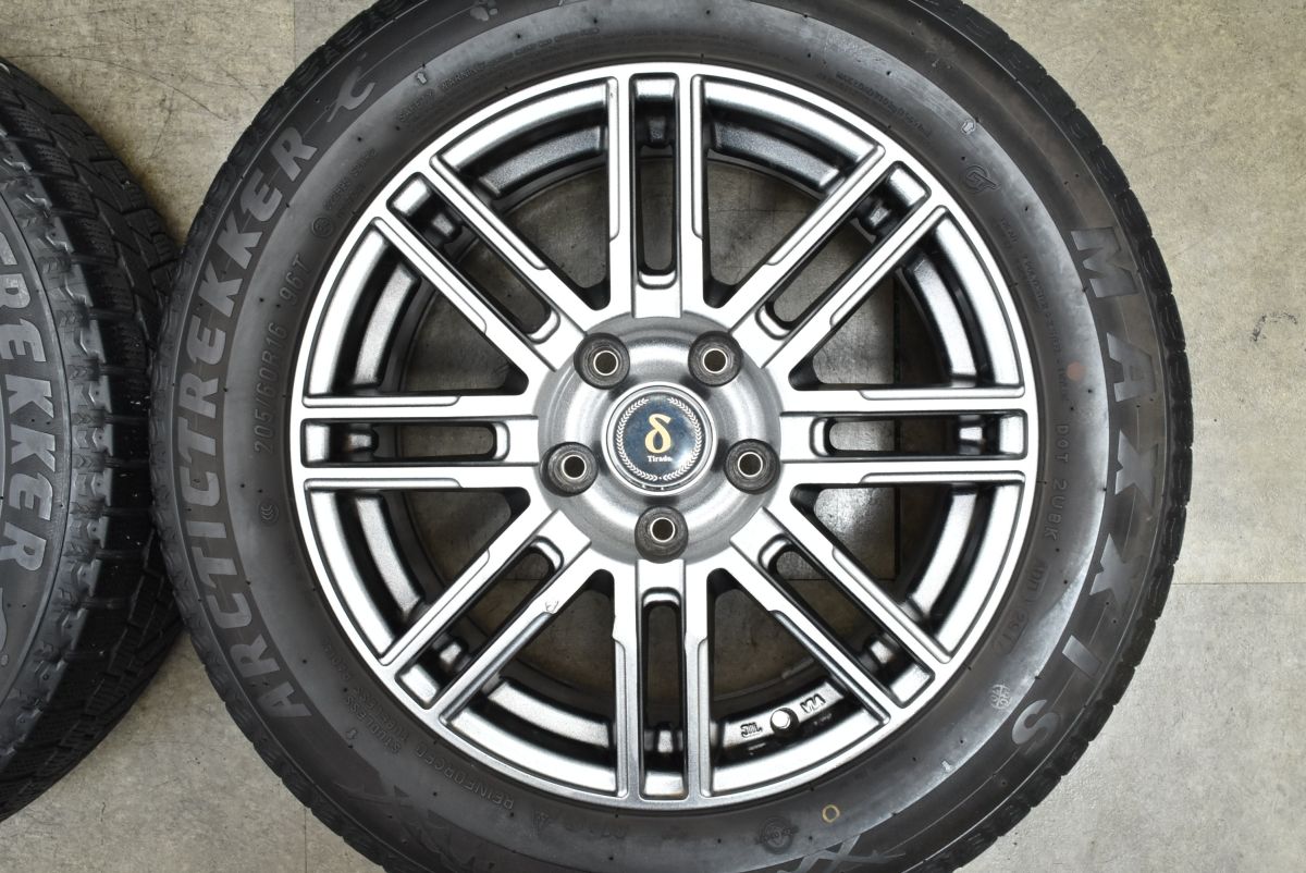 大感謝セール ホイールのみ販売 Tirado 16in 6.5J 53 PCD114.3 マキシス 205 60R16 ノア ヴォクシー ステップワゴン アクセラ プレマシー ファイナルセール開催中！